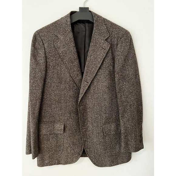 VTG Brooks Brothers Makers, Model-"BROOKSTWEED" three button sport coat 41 ML